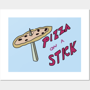 Pizza on a Stick Posters and Art